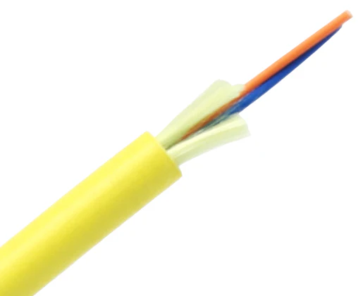 Tight Buffer Distribution Plenum OFNP Fiber Cable, OS2, Corning Fiber, Indoor